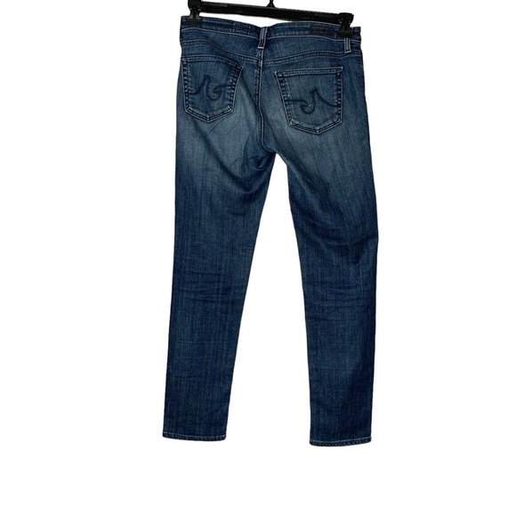 AG Adriano Goldschmied the Stevie Ankle slim straight leg‎ blue jean. Size 28R - Picture 2 of 11